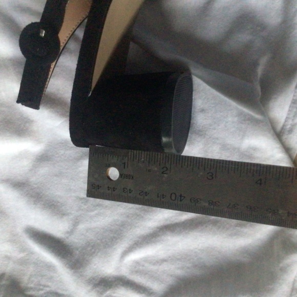 Aachcol Chunky Heel Black Sling Back Pump Size 9/40 - Picture 5 of 7